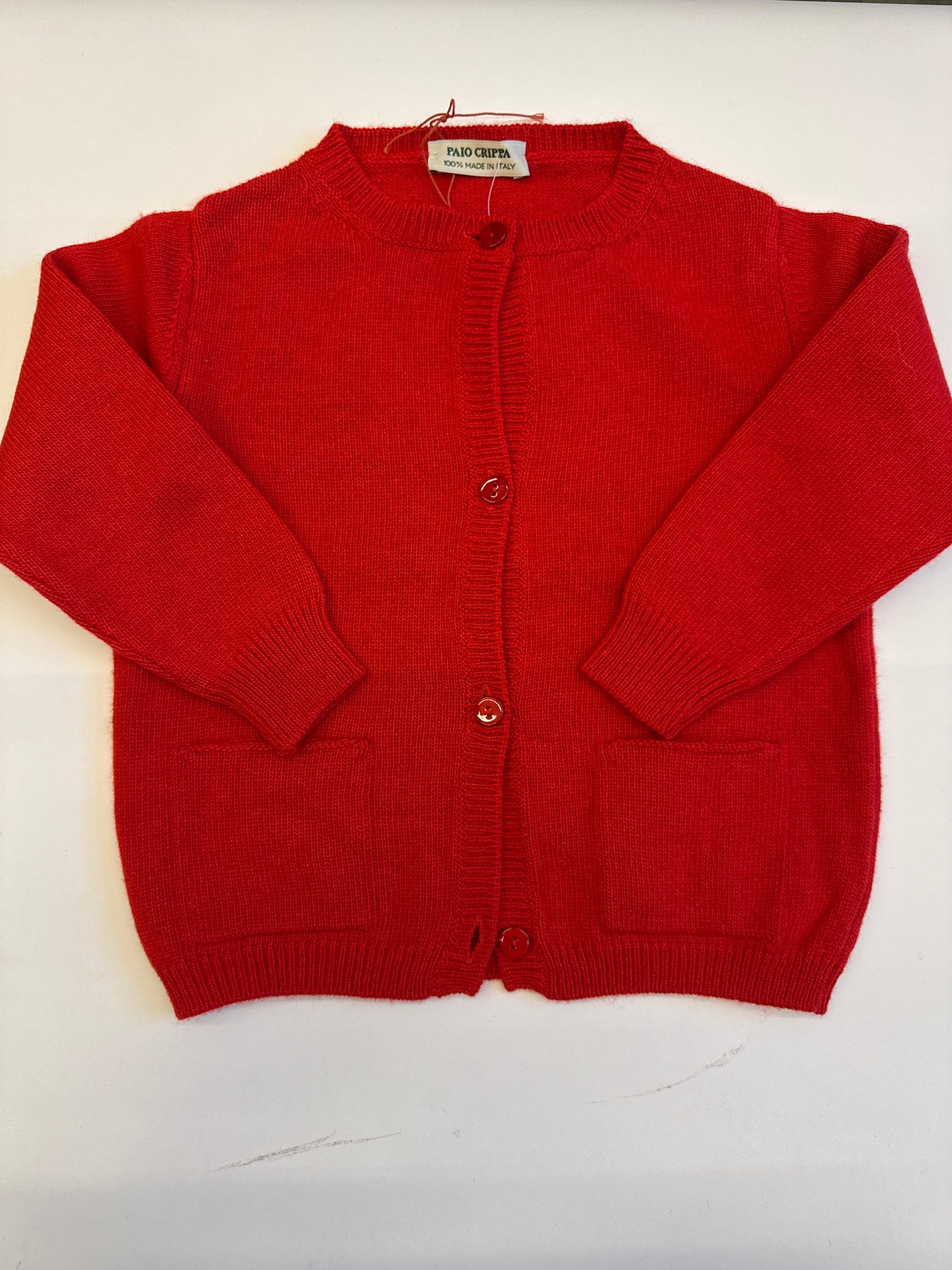 AI ORTISEI CARDIGAN RED