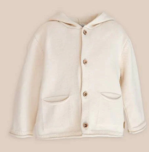 AI HOODED CARDIGAN CON ORECCHIE