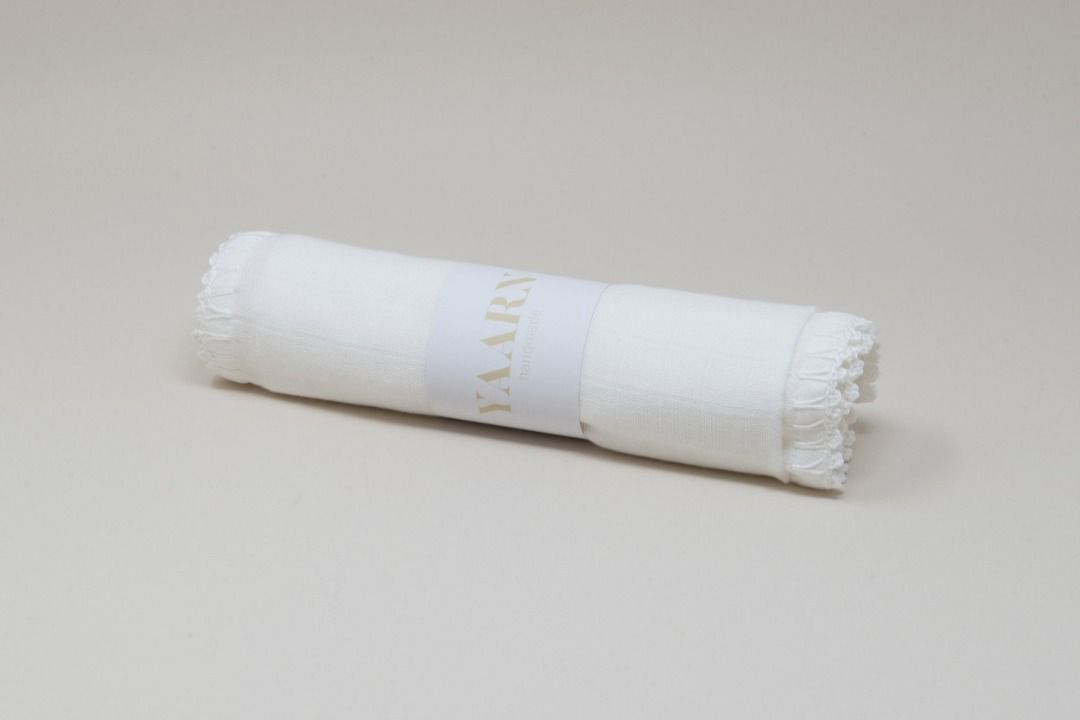 Muslin Swaddles classic border M 70X70