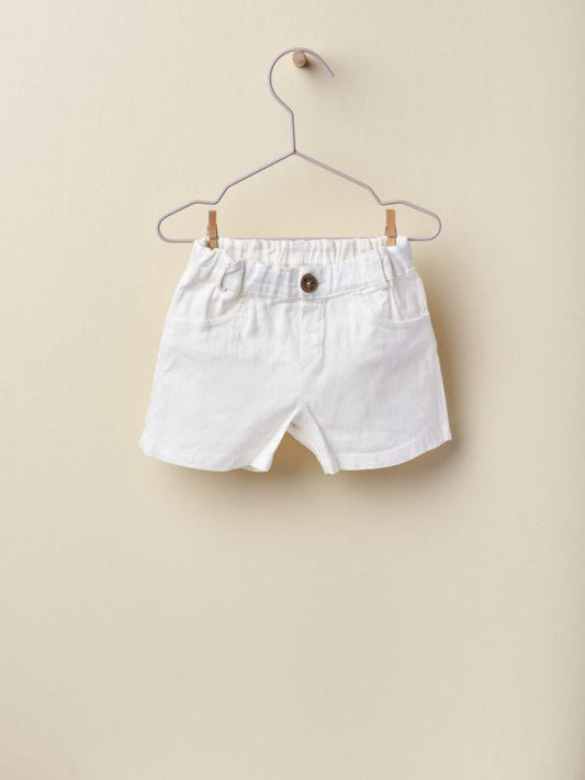 Shorts in lino - Bianco