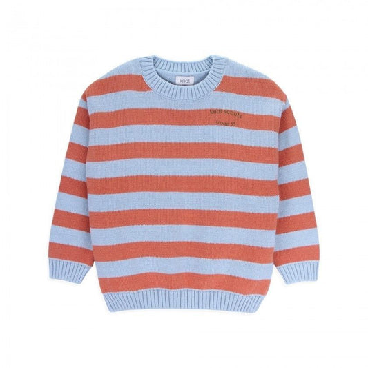 SWEATER ORANGE AND BLUE