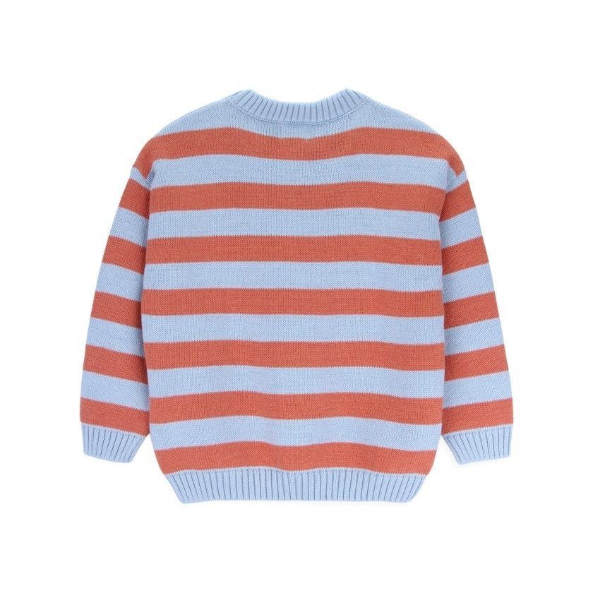 SWEATER ORANGE AND BLUE