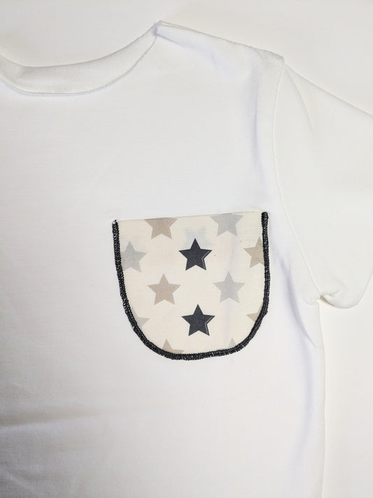 T - shirt con taschino - Stelle